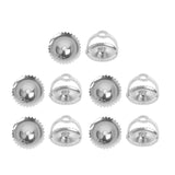 5 Pairs Secure Locking Silver Earring Backs Replacements
