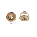 5 Pairs Secure Locking Silver Earring Backs Replacements