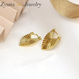 5 Pairs Chunky Hoop Earrings Geometric Metal Statement Vintage Jewelry