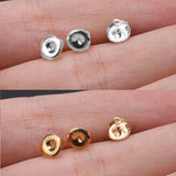 5 Pairs Sterling Silver Screw On Earring Backs