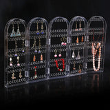 5 Panels Jewelry Display Earring Organizer Acrylic Jewelry Holder
