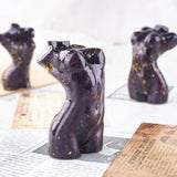 5 Pcs 3D Body Candle Crystal Epoxy Resin Mold Human Silicone Mould DIY Crafts