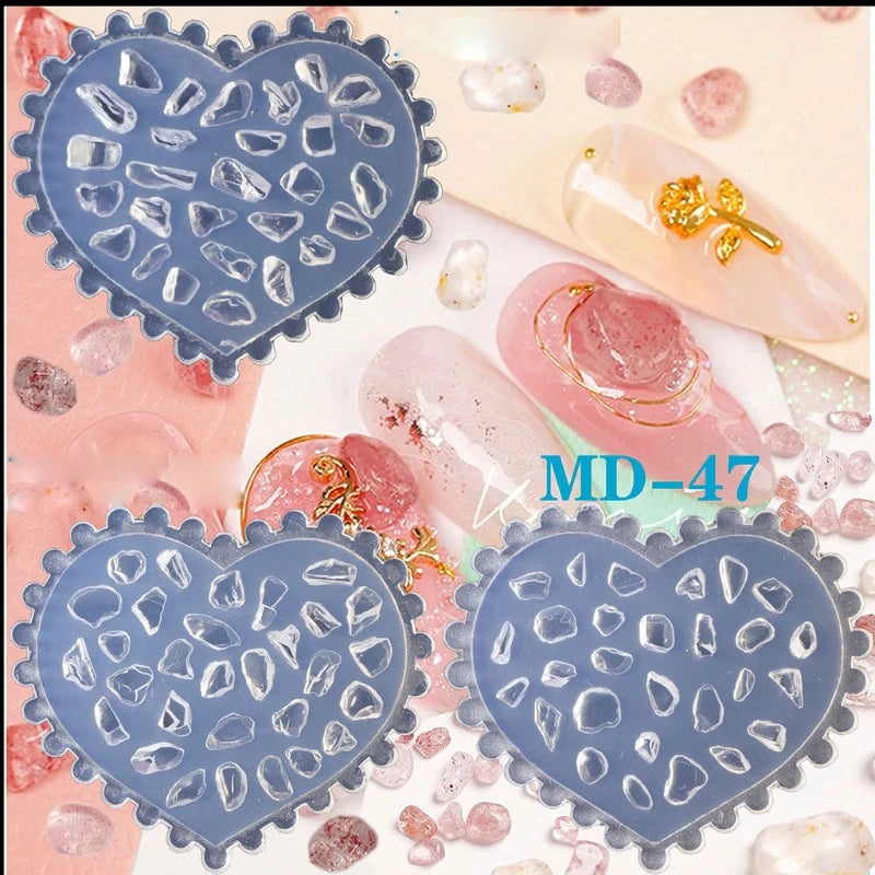 5 Pcs 3D Bowknot Nail Art Decoration Mold - DIY Silicone Mould