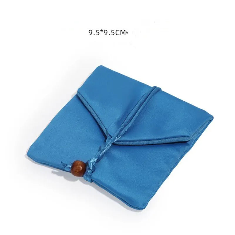 5 Pcs 9.5x9.5cm Multifunctional Jewelry Storage Bag