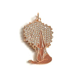 5 Pcs Beauty Queen Pray Woman Pendant for Jewelry