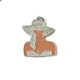 5 Pcs African American Woman Queen Charms Pendant for Jewelry Making
