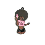 5 Pcs African Girl Magic Afro Woman No Sugar No Cream Pendant