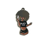 5 Pcs African Girl Magic Charm Afro Woman No Sugar No Cream Pendant