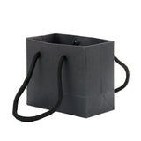 5 Pcs Paper Handles Bags Small Tote Handbag