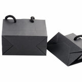 5 Pcs Paper Handles Bags Small Tote Handbag