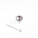 5 Pcs Stainless Steel Mini Funnel for Cremation Urn Jewelry