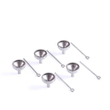 5 Pcs Stainless Steel Mini Funnel for Cremation Urn Jewelry