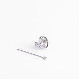 5 Pcs Stainless Steel Mini Funnel for Cremation Urn Jewelry