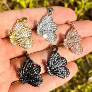 5 Pcs Butterfly Pendant Charms for Bracelet Necklace Key Chain Jewelry Making