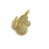 5 Pcs Butterfly Pendant Charms for Bracelet Necklace Key Chain Jewelry Making