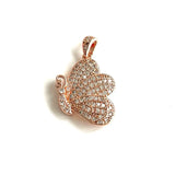 5 Pcs Butterfly Pendant Charms for Bracelet Necklace Key Chain Jewelry Making