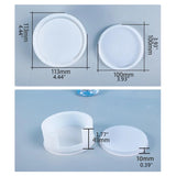 5 Pcs Silicone Coaster Epoxy Resin Mold for DIY Crafts Decor
