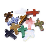 5 Pcs Healing Crystal Stone Pendants for Jewelry Necklace Gift
