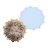 5 Pcs Epoxy Resin Mold Datura Flowers Tray Cup Mat Silicone Mould DIY Crafts
