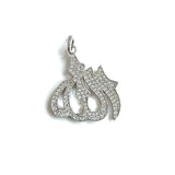 5 Pcs Allah Symbol Pendant Charm Cubic Zirconia Jewelry