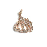 5 Pcs Allah Symbol Pendant Charm Cubic Zirconia Jewelry