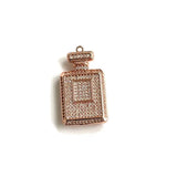 5 Pcs CZ Perfume Charms for African American Woman Jewelry Making