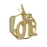 5 Pcs Love Charms Pendant DIY Bracelet Necklace Jewelry Making