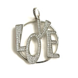 5 Pcs Love Charms Pendant DIY Bracelet Necklace Jewelry Making