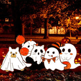 5 Pcs Specter Enamel Pin Set Halloween Ghost Brooch Lapel Pin