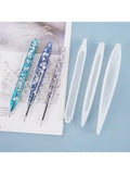 5 Pcs Ballpoint Pen Silicone Mould DIY Crafts Jewelry Tools
