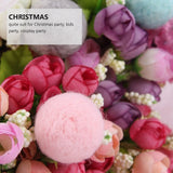 5 Pcs Flower Decoration Wool Felt Ice Cream DIY Supplies
