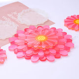 5 Pcs Daisy Tray Coaster Resin Mold DIY Jewelry Crafts Home Decoration