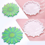 5 Pcs Daisy Tray Coaster Resin Mold DIY Jewelry Crafts Home Decoration