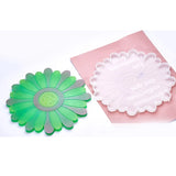 5 Pcs Daisy Tray Coaster Resin Mold DIY Jewelry Crafts Home Decoration