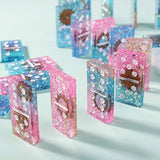 5 Pcs Dominoes Epoxy Resin Mold DIY Crafts Ornaments Casting Tools