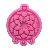 5 Pcs Dream Catcher Feather Keychain Epoxy Resin Mold DIY Crafts Silicone Mould
