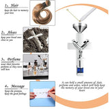 5 Pcs Heart Cross Urn Necklace for Ashes Men Stainless Steel Cremation Jewelry