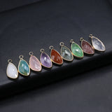 5 Pcs Healing Crystal Stone Pendants for Jewelry Making