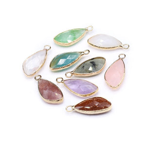 5 Pcs Healing Crystal Stone Pendants for Jewelry Making