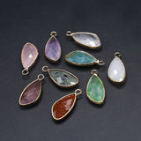 5 Pcs Healing Crystal Stone Pendants for Jewelry Making