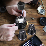 5 Pcs Jewelers Loupe Monocular Magnifier 10X 20X Eye Loop Magnifying Glass