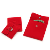 5 Pcs Velvet Jewellery Pouch Packaging Bag Gift Storage