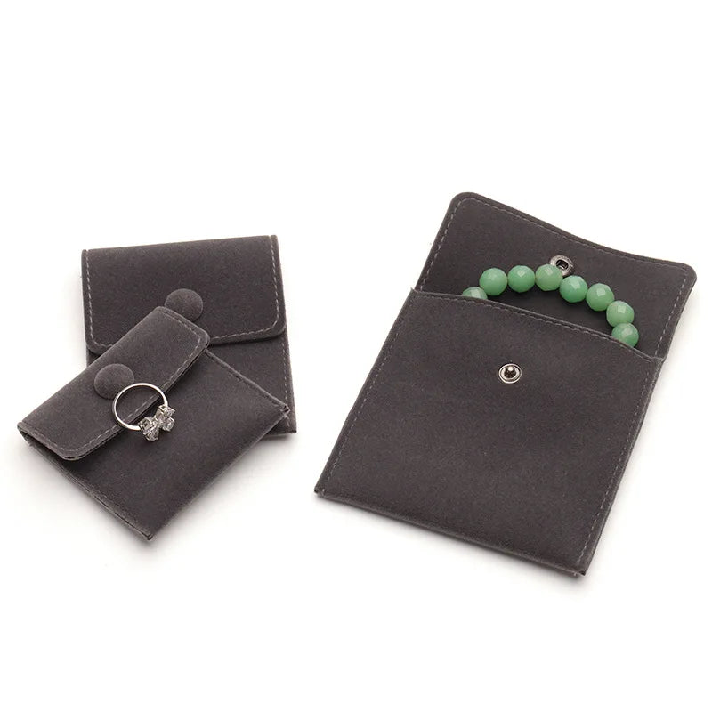 5 Pcs Velvet Jewellery Pouch Packaging Bag Gift Storage
