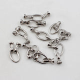 5 Pcs Copper Plated Clasps for Jewelry Making DIY Craft