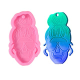 5 Pcs Keychain Epoxy Resin Mold DIY Crafts Silicone Mould