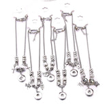 5 Pcs/Lot Mixed Crystal Pendant Heart Necklet Jewelry