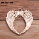 5 Pcs/Lot Vintage Angel Wings Charm Metal Charms Pendant For Jewelry Making
