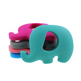 5 Pcs Silicone Elephant Teethers DIY Nursing Necklace BPA-Free Baby Teether