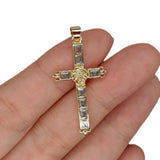 5 Pcs Micro pave CZ Religious Cross Pendant Necklace