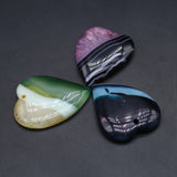 5 Pcs Healing Gradient Crystal Stone Pendants Agate Charms for Jewelry Making